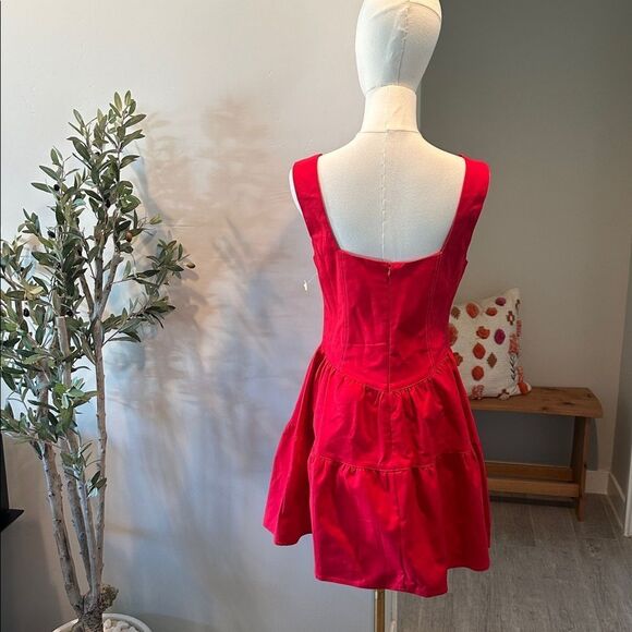 ASTR The Label Tiered Stitch Detail Mini Dress New! - Picture 10 of 13